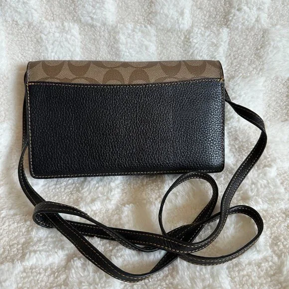 NWT! Coach F88921 Star Wars Hayden Foldover Crossbody Clutch In Signature Canvas - Picture 4 of 14